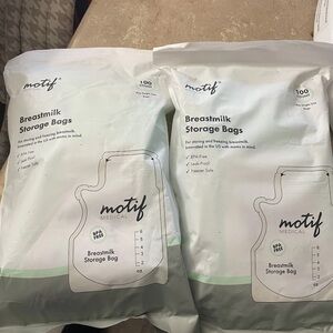 Motif Breastmilk Storage Bags - White
